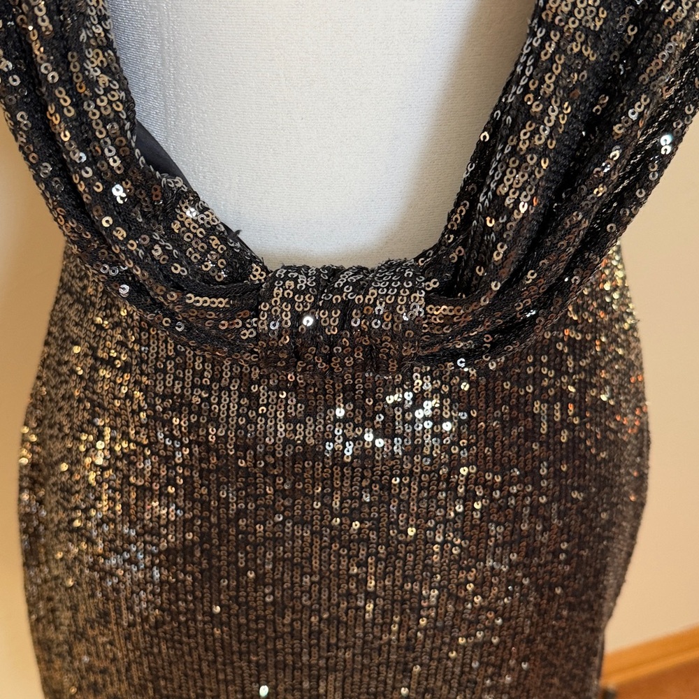 Jennifer Lopez Women’s Black Sequin Dress 6 - Picture 13 of 15